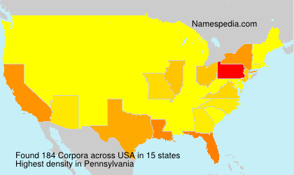 Surname Corpora in USA Surname Corpora in USA