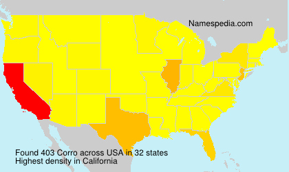 Surname Corro in USA Surname Corro in USA
