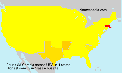 Surname Corshia in USA Surname Corshia in USA