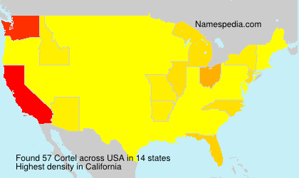 Surname Cortel in USA Surname Cortel in USA