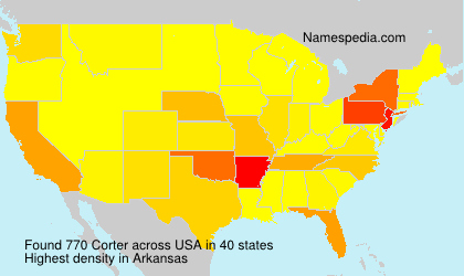 Surname Corter in USA Surname Corter in USA