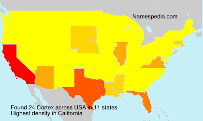 Surname Cortex in USA Surname Cortex in USA
