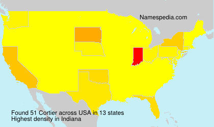 Surname Cortier in USA Surname Cortier in USA