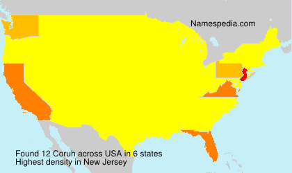 Surname Coruh in USA Surname Coruh in USA
