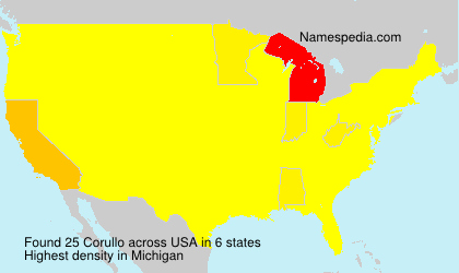 Surname Corullo in USA Surname Corullo in USA