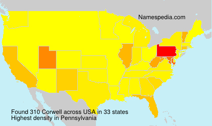Surname Corwell in USA Surname Corwell in USA