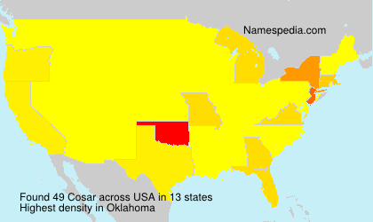 Surname Cosar in USA Surname Cosar in USA