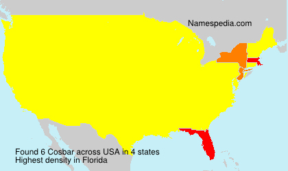 Surname Cosbar in USA Surname Cosbar in USA
