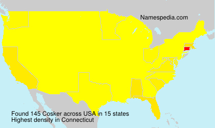 Surname Cosker in USA Surname Cosker in USA