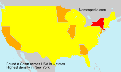 Surname Cosm in USA Surname Cosm in USA