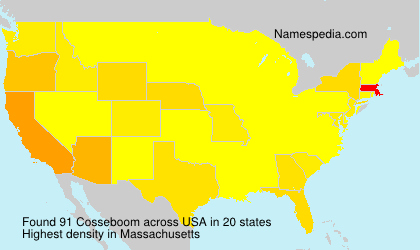 Surname Cosseboom in USA Surname Cosseboom in USA
