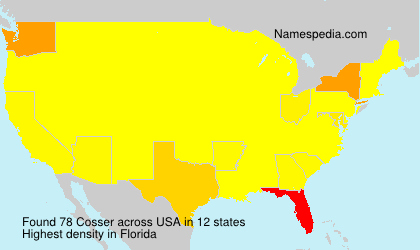 Surname Cosser in USA Surname Cosser in USA