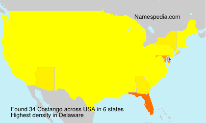 Surname Costango in USA Surname Costango in USA