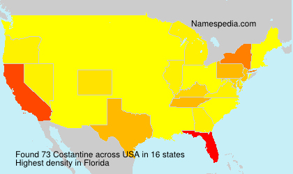 Surname Costantine in USA Surname Costantine in USA