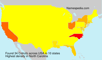 Surname Cotrufo in USA Surname Cotrufo in USA