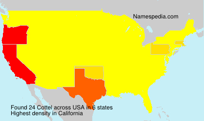 Surname Cottel in USA Surname Cottel in USA