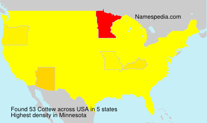 Surname Cottew in USA Surname Cottew in USA