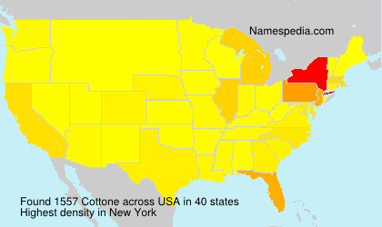 Surname Cottone in USA Surname Cottone in USA