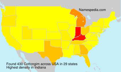 Surname Cottongim in USA Surname Cottongim in USA