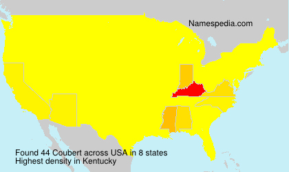 Surname Coubert in USA Surname Coubert in USA