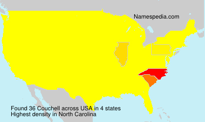Surname Couchell in USA Surname Couchell in USA