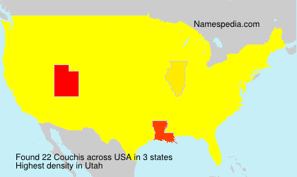 Surname Couchis in USA Surname Couchis in USA