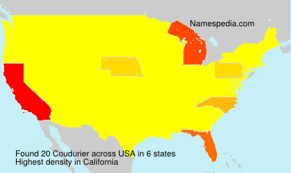 Surname Coudurier in USA Surname Coudurier in USA