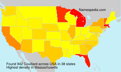 Surname Couillard in USA Surname Couillard in USA