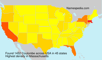 Surname Coulombe in USA Surname Coulombe in USA