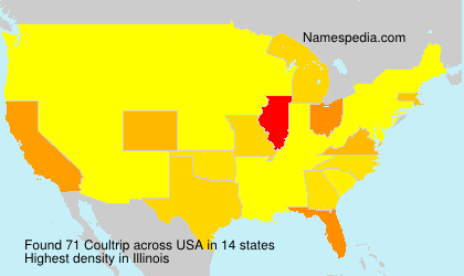 Surname Coultrip in USA Surname Coultrip in USA