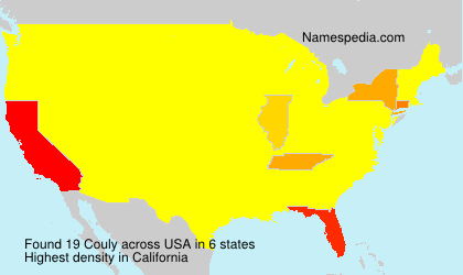 Surname Couly in USA Surname Couly in USA