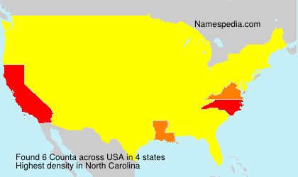 Surname Counta in USA Surname Counta in USA