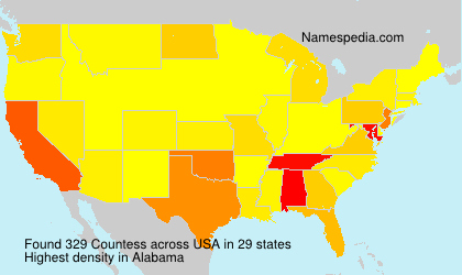 Surname Countess in USA Surname Countess in USA