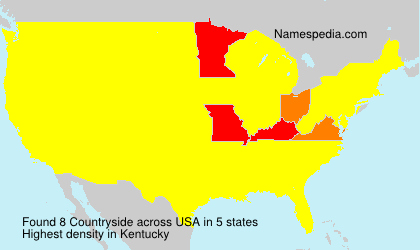 Surname Countryside in USA Surname Countryside in USA
