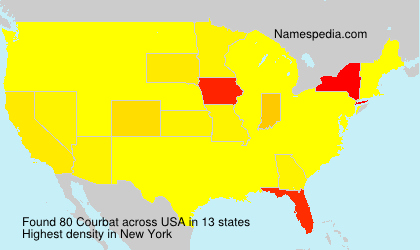 Surname Courbat in USA Surname Courbat in USA
