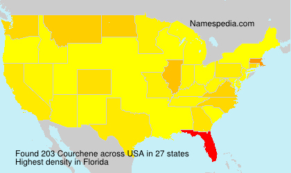 Surname Courchene in USA Surname Courchene in USA