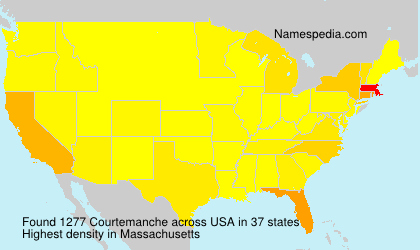 Surname Courtemanche in USA Surname Courtemanche in USA