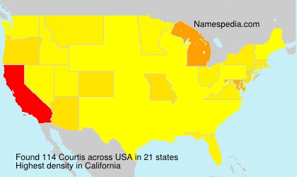 Surname Courtis in USA Surname Courtis in USA
