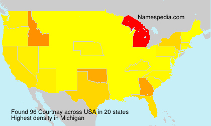 Surname Courtnay in USA Surname Courtnay in USA