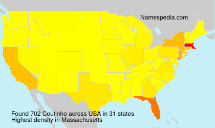 Surname Coutinho in USA