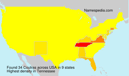 Surname Coutras in USA Surname Coutras in USA