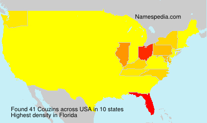 Surname Couzins in USA Surname Couzins in USA
