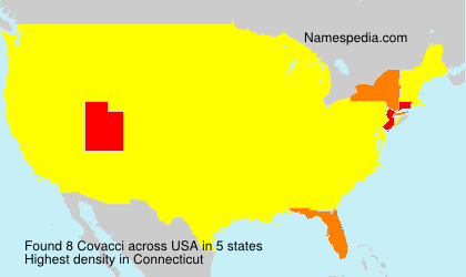 Surname Covacci in USA Surname Covacci in USA