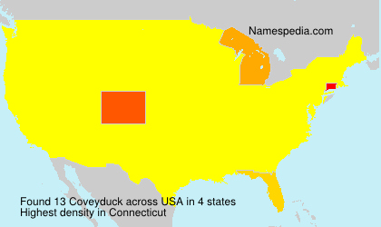 Surname Coveyduck in USA Surname Coveyduck in USA