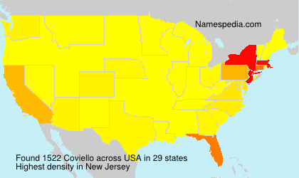 Surname Coviello in USA Surname Coviello in USA