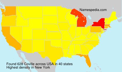 Surname Coville in USA Surname Coville in USA