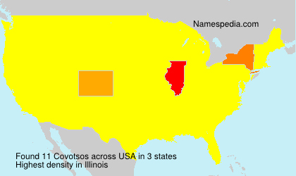 Surname Covotsos in USA Surname Covotsos in USA
