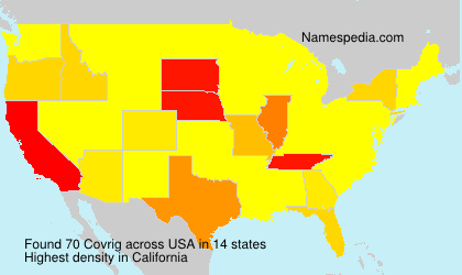 Surname Covrig in USA Surname Covrig in USA