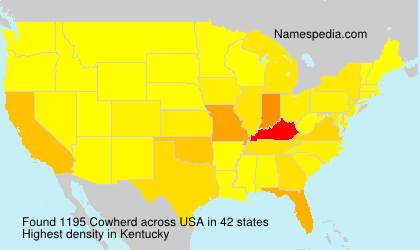 Surname Cowherd in USA Surname Cowherd in USA
