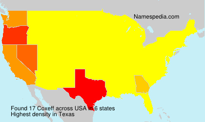 Surname Coxeff in USA Surname Coxeff in USA